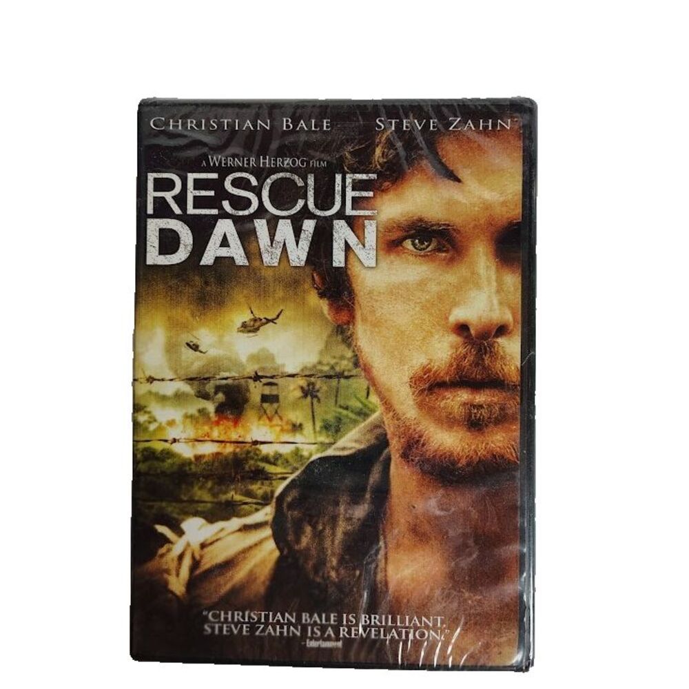 NEW Rescue Dawn DVD Action War Movie 2007 Steve Zahn Christian Bale PG 13